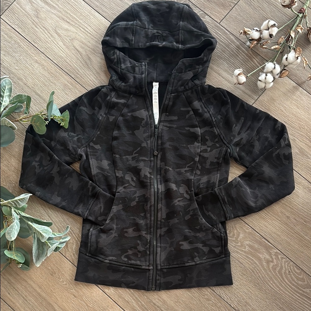 Camo Scuba full Zip Hoodie